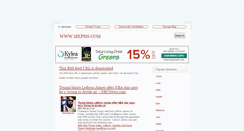 Desktop Screenshot of mephs.com